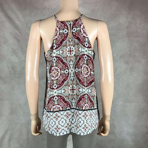 INC 'Aquatic Paisley' Printed Halter Top NWT 8 Petite - Picture 7 of 12